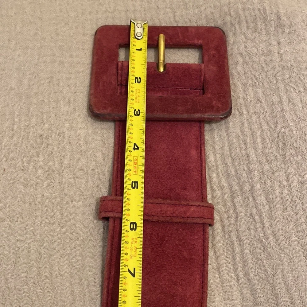 Yves Saint Laurent Vintage Suede Belt